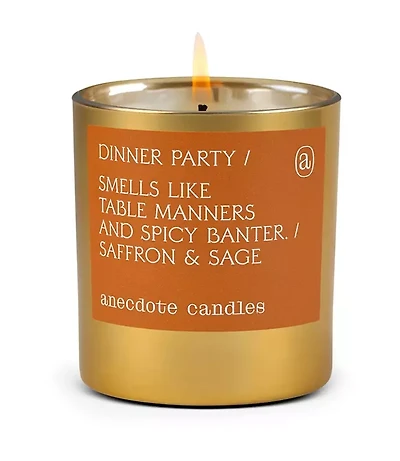 Anecdote Candles Dinner Party Gold Tumbler Candle