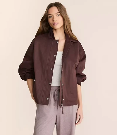 Petite Lou & Grey Peached Dolman Anorak