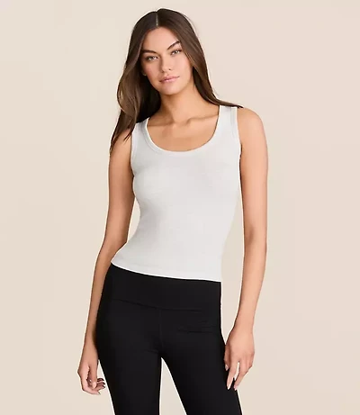 Petite Lou & Grey Heathered Ribbed Tank Top