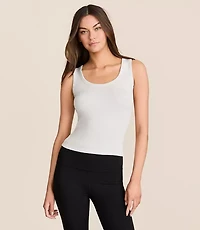 Petite Lou & Grey Heathered Ribbed Tank Top