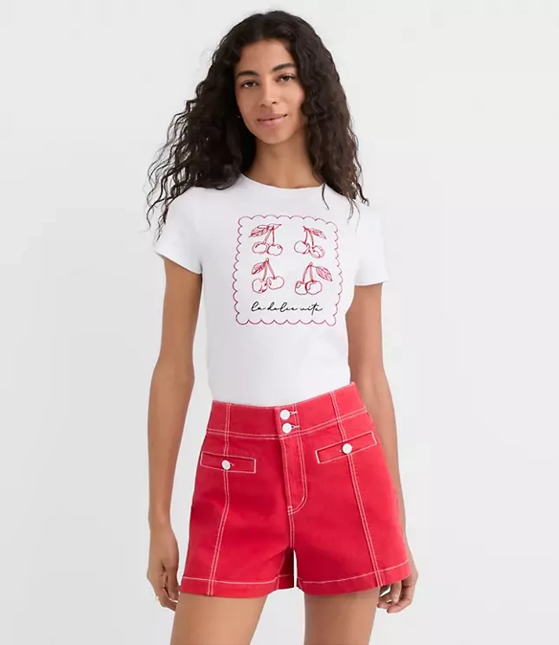 La Dolce Vita Ribbed Tee