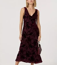 Astr The Label Floris Burnout Floral Maxi Dress