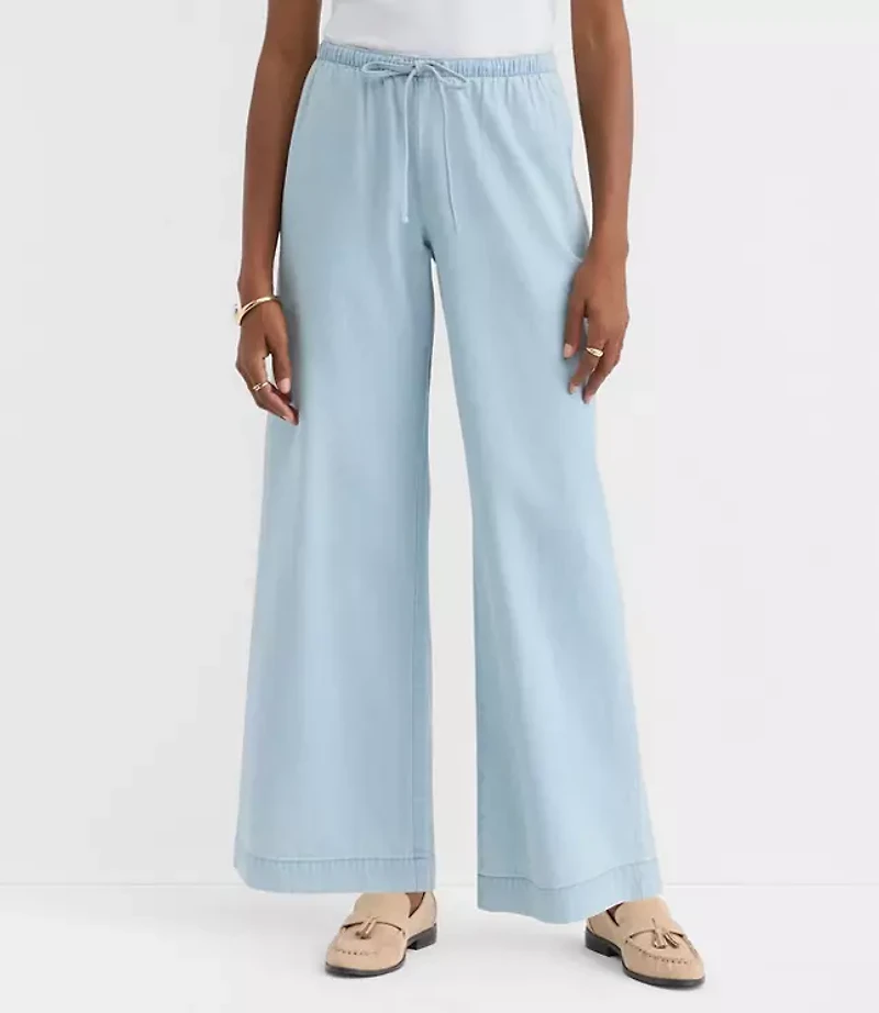 Tall Sawyer Pull On Pants Chambray