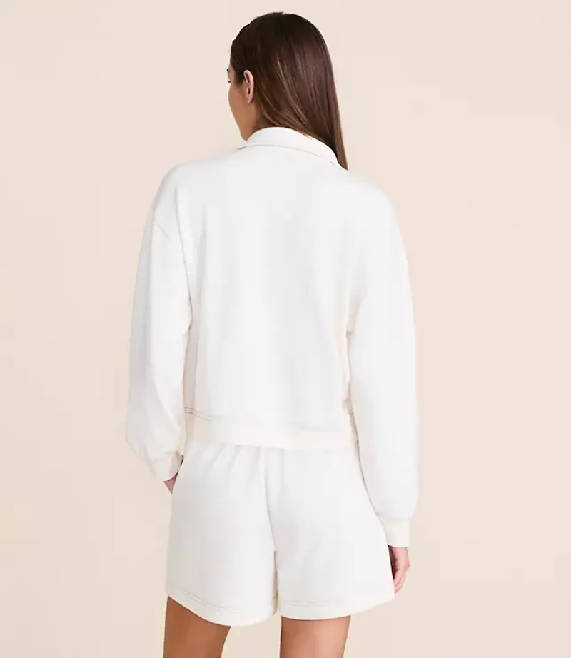 Petite Lou & Grey Terrysoft Polo Top