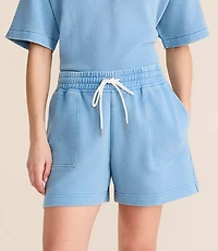 Petite Lou & Grey Denim Washed Terrysoft Shorts