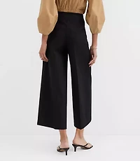Petite Darted Side Zip Culottes