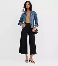 Darted Side Zip Culottes