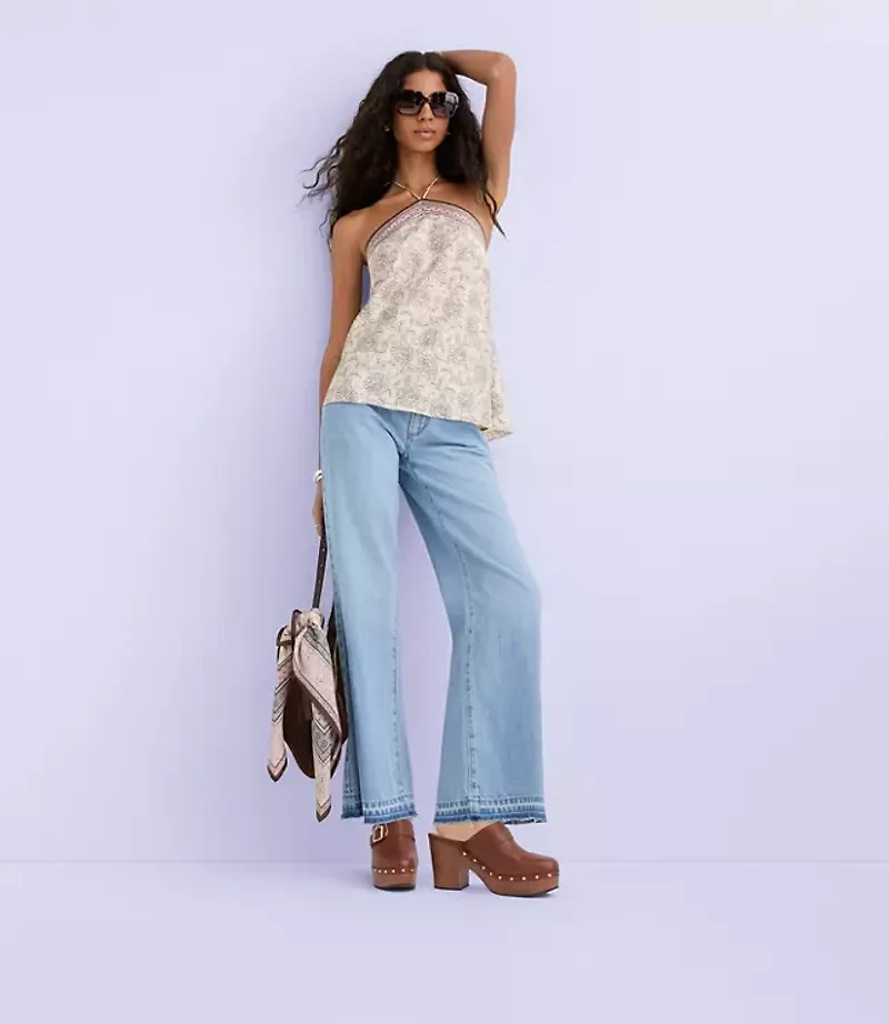 Petite Patchwork Halter Top