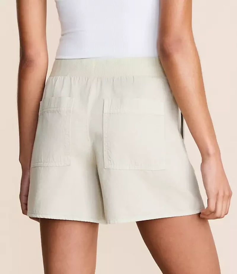Petite Lou & Grey Washed Twill Shorts
