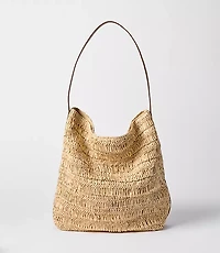 Raffia Bucket Bag