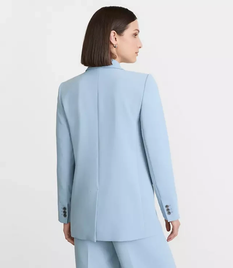 LOFT Versa Crepe Drape Relaxed Blazer