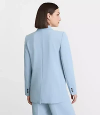 LOFT Versa Crepe Drape Relaxed Blazer