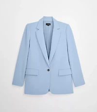 LOFT Versa Crepe Drape Relaxed Blazer