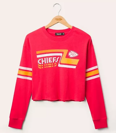 Junk Food Kansas City Chiefs Retro Crop Fleece