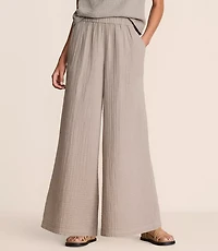 Petite Lou & Grey Triple Cloth Palazzo Pants