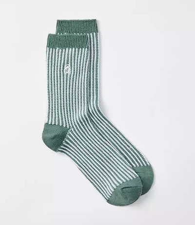 Lou & Grey Striped Crew Socks