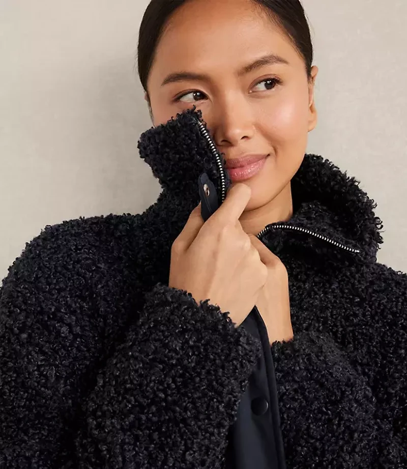 Haven Well Within Long Sherpa Coat