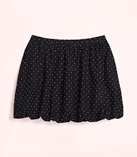 Lately Dotted Poplin Bubble Skirt