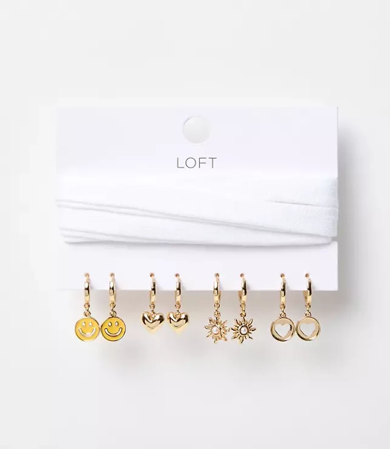 Happy Heart Shoe Charm Set