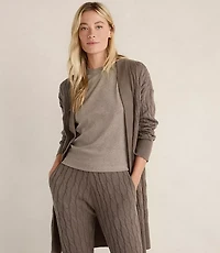 Haven Well Within Organic Cotton Cashmere Cable Cardigan