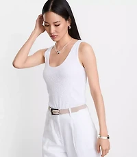 Petite LOFT Versa Sequin Tank Top