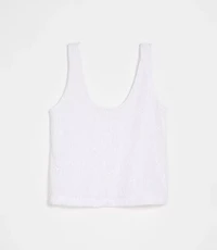 Petite LOFT Versa Sequin Tank Top