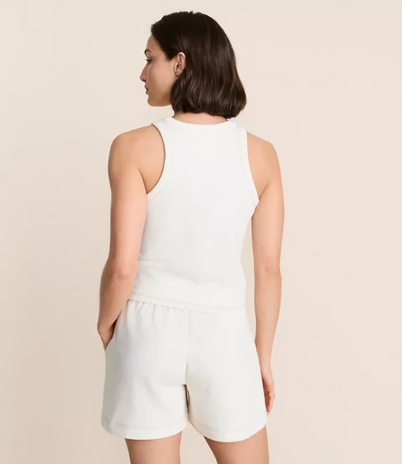 Petite Lou & Grey Terrysoft Contrast Stitch Tank Top
