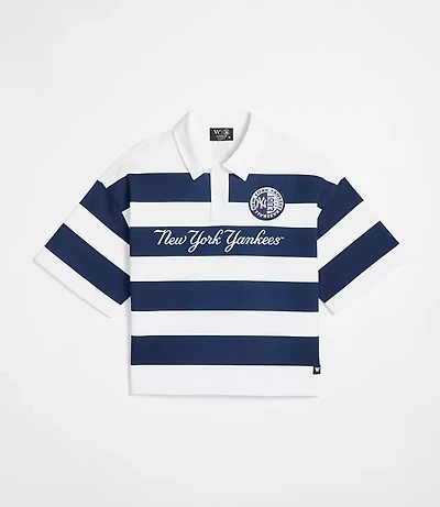 Wild Collective Yankees Polo Tee