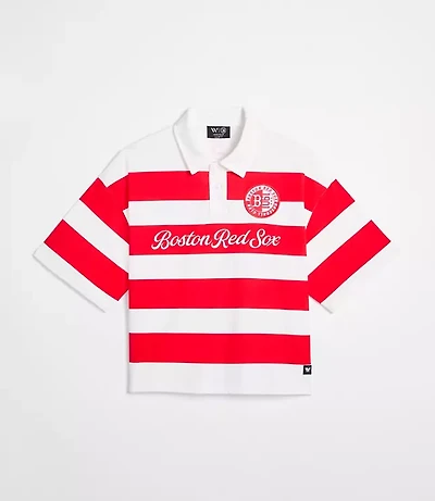 Wild Collective Red Sox Polo Tee