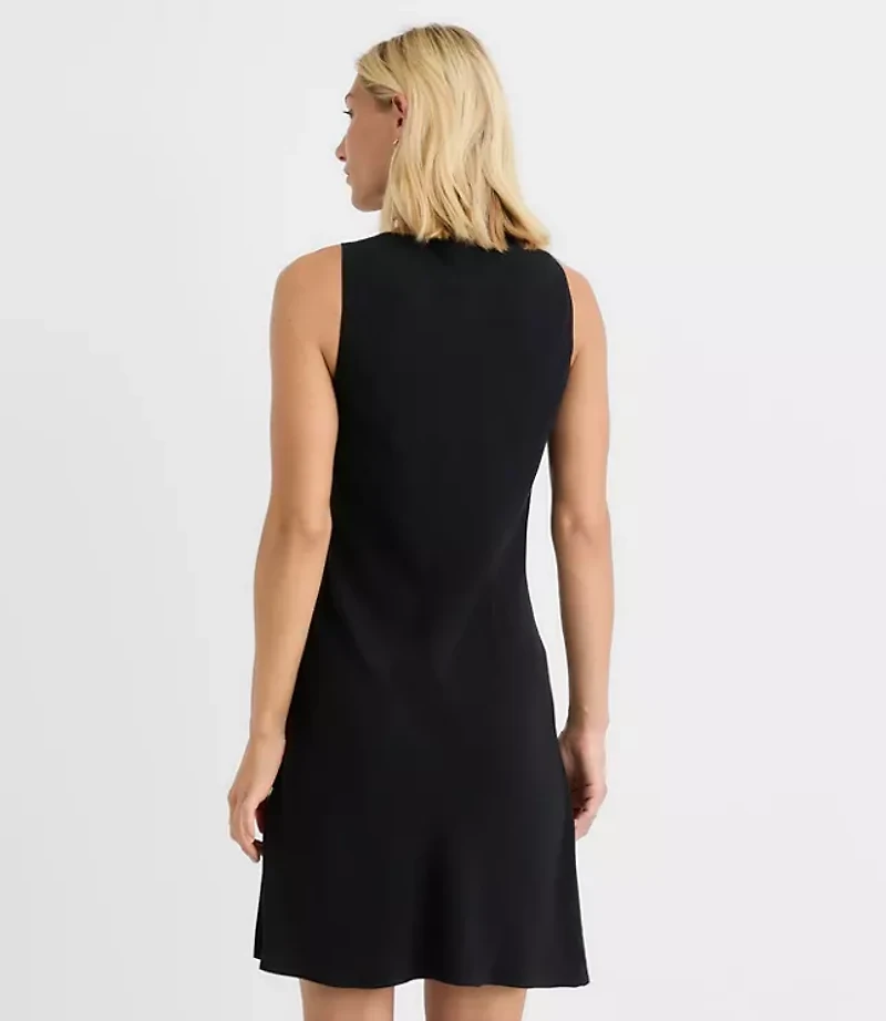 Petite V-Neck Mini Dress