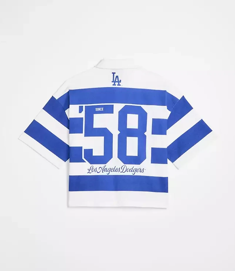 Wild Collective Dodgers Polo Tee