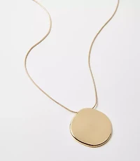 Coin Pull Tie Pendant Necklace