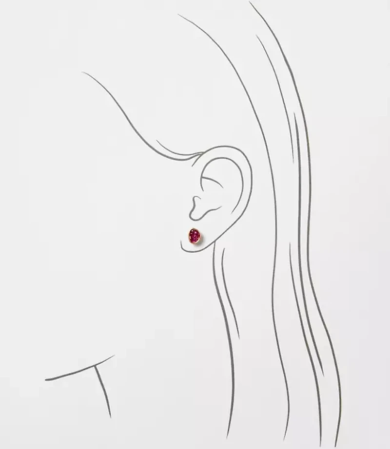 Sparkle Heart Stud Earring Set