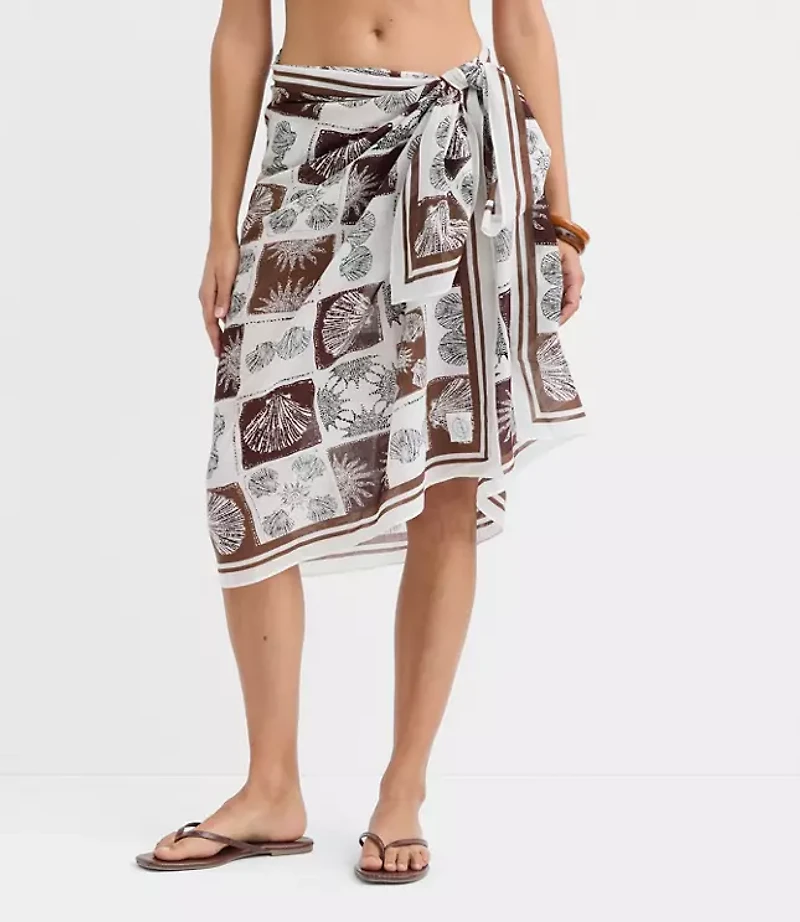 LOFT Beach Seashell Sarong