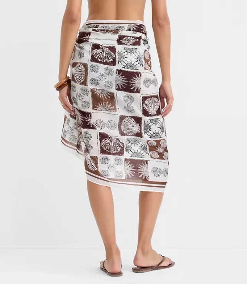 LOFT Beach Seashell Sarong