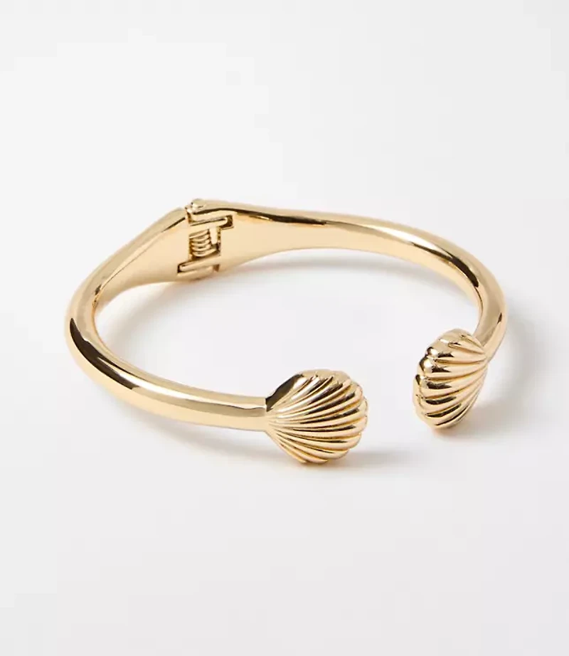 Seashell Open Cuff Bracelet