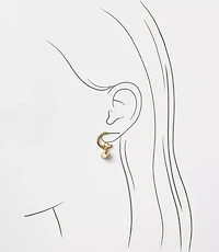 Pearlized Seashell Earring Set