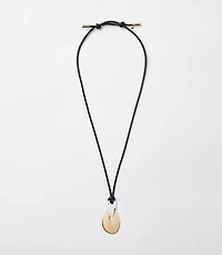 LOFT Versa Mixed Metal Cord Statement Necklace