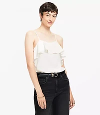 Ruffle Square Neck Cami