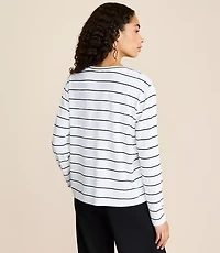 Lou & Grey Striped Essential Modal Long Sleeve Tee