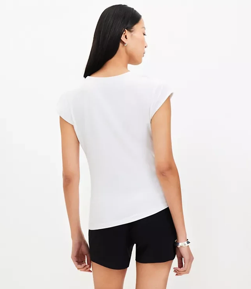 Shirred Tee