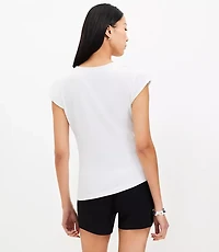 Shirred Tee