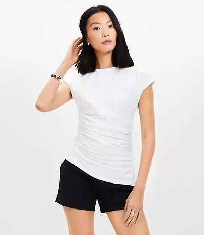 Shirred Tee
