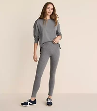 Lou & Grey Heathered Brushedsoft Side Pocket 7/8 Leggings