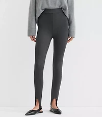 Stirrup Leggings Heathered Ponte