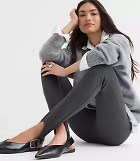 Stirrup Leggings Heathered Ponte