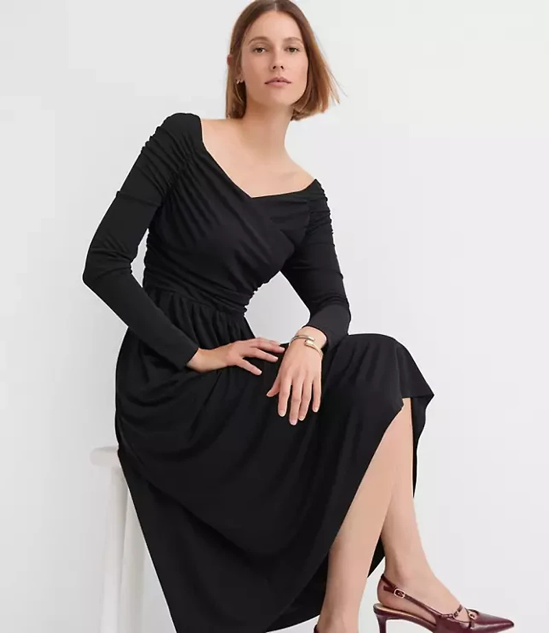 Off The Shoulder Midi Dress