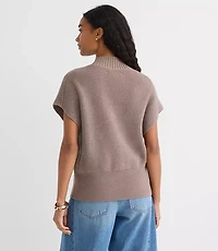 Angled Ribbed Wedge Sweater
