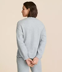 Lou & Grey Heathered Tie Cardigan