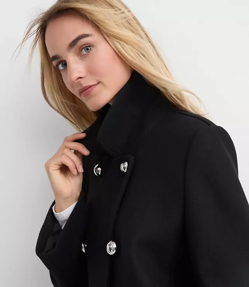 Modern Double Breasted Coat